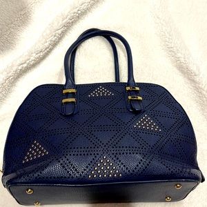 Charming Charlie Navy Blue Handbag